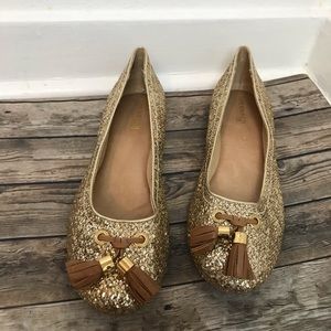 Sperry  Top Sider Glitter/Gold Flat Shoes
